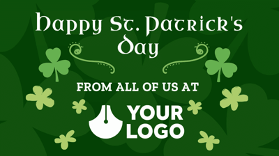 Happy St Patricks Day ecard video template 2 VideoScribe