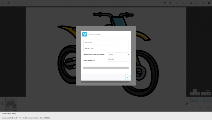 VideoScribe | Publish to Vimeo