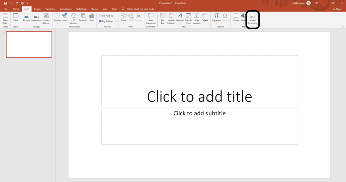How to Screen Record in PowerPoint