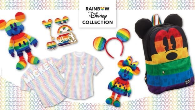 Pride month Disney rainbow collection