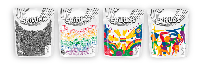 Pride month Skittles