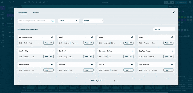 Audio Library GIF