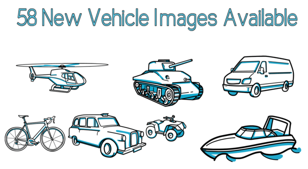 Vehicles VideoScribe highlight images