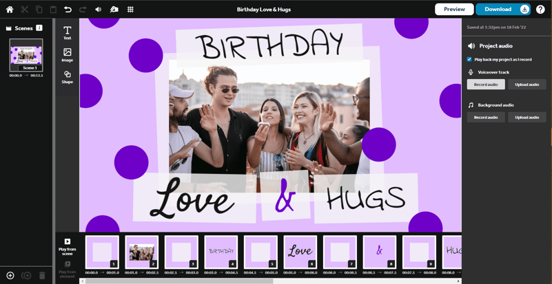 VideoScribe for browser record voiceover