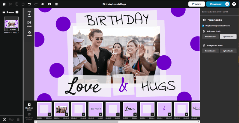 VideoScribe for browser upload voiceover