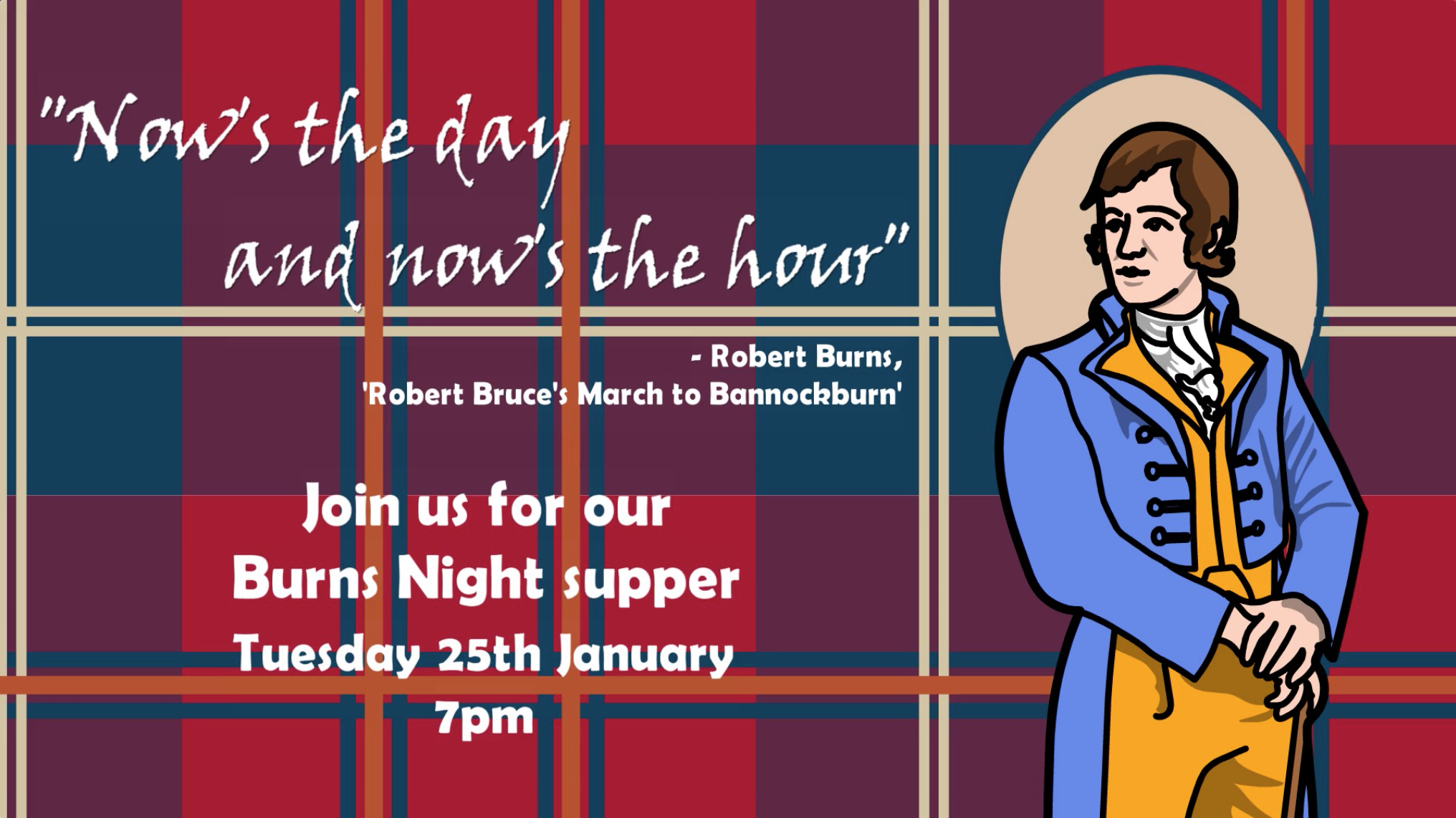 New animated video template to celebrate Burns Night