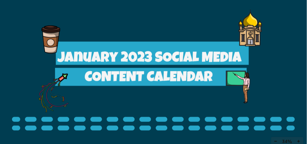 The ultimate January 2024 social media video content calendar