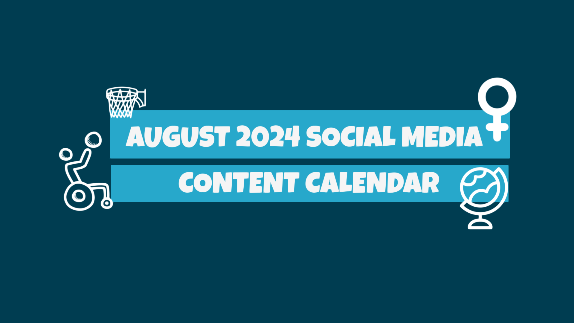 The Ultimate August 2024 Social Media Content Calendar